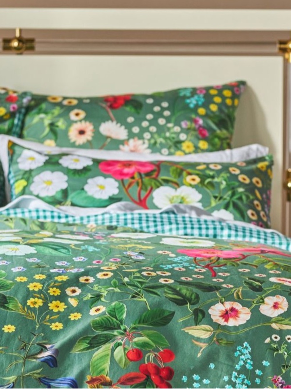 Anthropologie Organic Cotton Printed Sateen Standard Botanica Shams - Picture 3 of 3